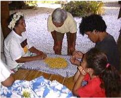 Mangaia is renowned for its shell necklaces