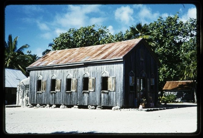 Original Palmerston island church built by William Marsters