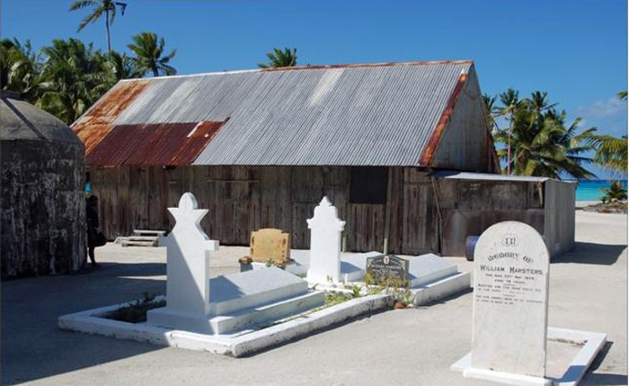 Palmerston, Cook Islands graveyard