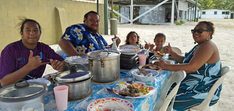 Gospel day feasting on Palmerston