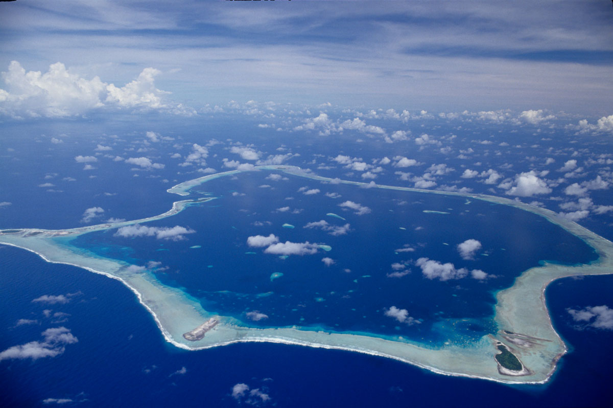 Manihiki from the air