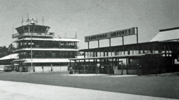 Rarotonga airport terminal 1974