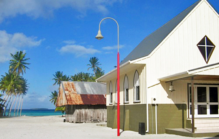 Palmerston, Cook Islands main street